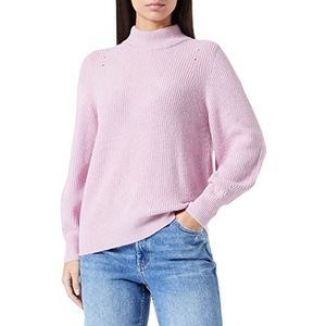 s.Oliver Gebreide trui voor dames met colourhals, lila/roze 4082, 36
