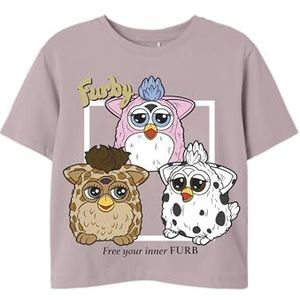 NAME IT Meisjes Nkfjixanna Furby Ss Nreg Top Box Bfu, Burnished Lilac, 134-140