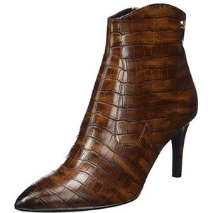 s.Oliver 5-5-25333-25 enkellaarzen voor dames, Cognac Croco, 41 EU