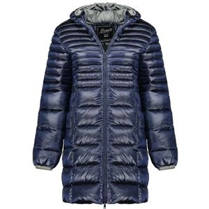 Geographical Norway Bodet Lady Windjack voor dames, outdoor, waterafstotende jas, lange mouwen, dames, regenjas, wandelen, seizoen, lente, zomer, herfst, winter (marineblauw, XL), Marineblauw, XL