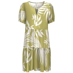 Onlnova Life Vis Thea Kh Dress AOP, Cardamom Seed, L