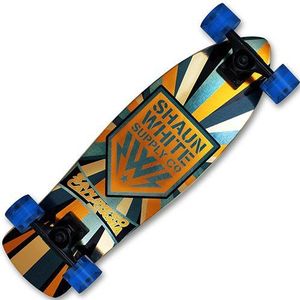 XQ Max Shaun White Airwalk Cruiser Blauw/Oranje Skateboard Shaun White Airwalk Cruiser Blauw/Oranje - Mulitcolourred.