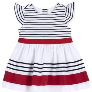 Chicco, Elegante babyjurk met korte mouwen, ideaal voor evenementen, feestjes of andere gelegenheden, ontworpen in Italië, babykleding van 0-24 maanden, cadeau-idee voor geboorte, Veelkleurig., 6