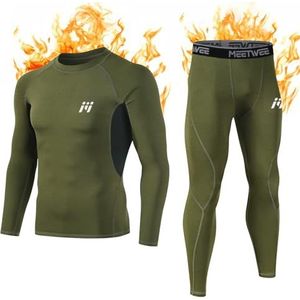 Thermo Ondergoed - Zwart - 92% Polyester 8% Spandex