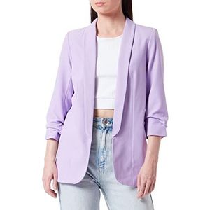 PIECES Damesblazer, lange 3/4-mouwen, Purple Rose, XL