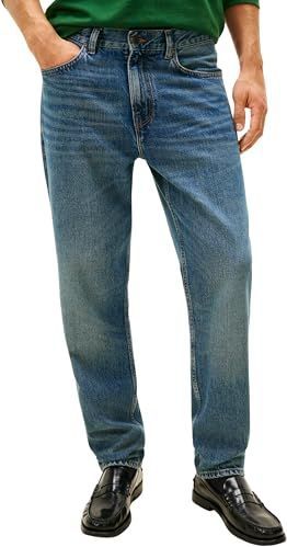 Tommy Hilfiger Heren Taps toelopende Harlem RGD Torrance IND MW0MW40355 Tapered, Denim, 28W/30L, Denim (Torrance Indigo), 28W / 30L