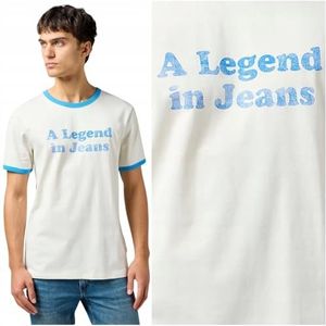 Wrangler ringer thee, vintage wit, L