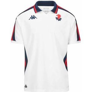Kappa Kombat Away Genoa Act Jersey | wit, maat S, Wit, S