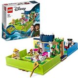 LEGO | Disney Classic Peter Pan & Wendy's verhalenboekavontuur Reisspeelgoed, Draagbare Speelset voor Jongens en Meisjes met Minifiguren en Piratenschip, Cadeau voor Kinderen vanaf 5 Jaar 43220