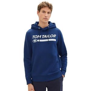 TOM TAILOR Sweatshirt voor heren, 10908 - Estate Blue, XL