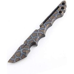 Hamans Titanium Pry Bar EDC Multi Tool met Flesopener Box Opener Clip Functie (Multicolor)