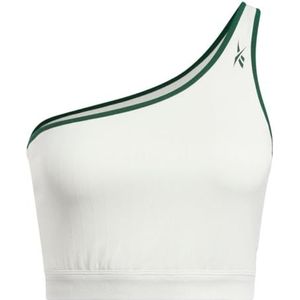 Reebok CL Q2 CS ASYM Bralette, Krijt, XXS