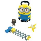 Lexibook Universal Verschrikkelijke ikke Minions Draagkoffer en Toebehoren,Minions Bob, Geel/Blauw, RPDES100