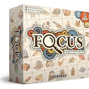 Blackrock Games Focus - OLDCHAP Games gezelschapsspel – idee-associatiespel voor 2 spelers – universum van Sherlock Holmes – vanaf 10 jaar – duo-spel – coöperatief spel