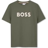 BOSS - T-shirt - Groen - Voor Jongens - Korte Mouwen - 5 Jaar