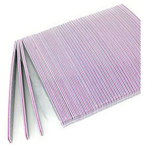 TEMPO DI SALDI 50 halve maanvijlen dubbelzijdig korrel 100/180 voor nagelmodellering nail art