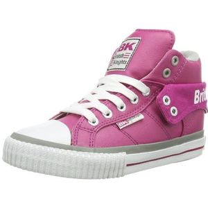 British Knights ROCO B33-3730Y Sneakers voor kinderen, uniseks, Roze Fuchsia Lt Grey 2, 33 EU