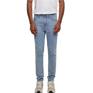 Urban Classics Heavy Ounce Slim Fit Jeans voor heren, New Light Blue Washed, 36