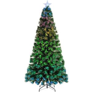 WeRChristmas Kleur veranderende glasvezel kerstboom met controller, multi, 6 voet/1.8m