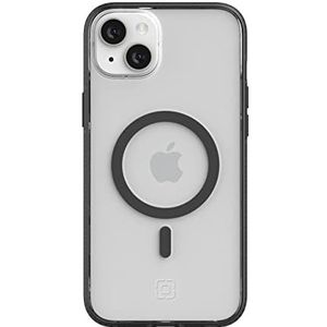 Incipio Idol voor MagSafe Series Case voor iPhone 14 Plus, Minimalistische en duurzame bescherming - Zwart/Helder (IPH-2030-BLKC)