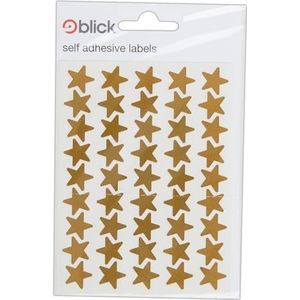 Blick Metallic Stars 14mm (Pak van 135) - Goud