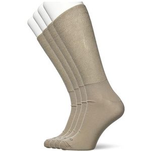 Camano Uniseks diabetische sokken, 4 stuks, zand, 35/38 EU