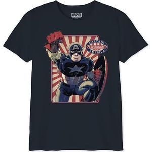 Marvel BOMARCOTS172 T-shirt, Navy, 06 jaar, jongens, Marine, 6 Jaren