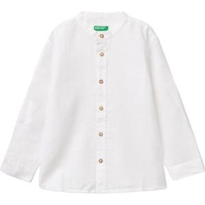 United Colors of Benetton Kinder- en jeugdhemd, optisch wit 101, 110