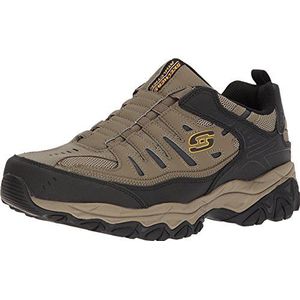 Skechers Heren Afterburn M. Fit Strike on Loafer, Kiezelsteen, 41 EU