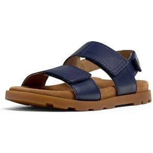 CAMPER Brutus K800598 Sandalen met 2 riempjes, voor jongens, uniseks, blauw 001, 34 EU, Blauw 001, 34 EU