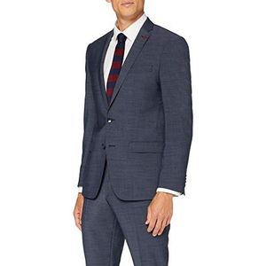 Roy Robson Heren Regular Suit Jacket, Blauw (donkerblauwe strepen 219), 48