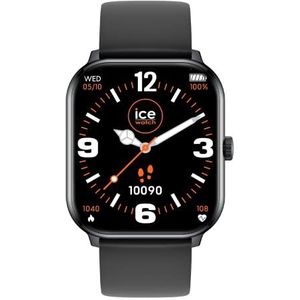 Ice-Watch - ICE smart Black - Gemengd zwart verbonden horloge met siliconen band - 021409 (1,85"")