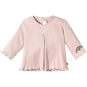 Shirt met lange mouwen strik haas Happy, zacht roze, 56 cm