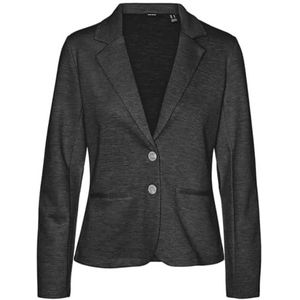 VERO MODA Vmemma Ls JRS Noos Blazer voor dames, zwart, 42