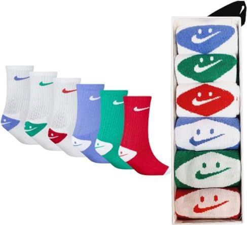 Nike - Kids Smiley Crew - Sokken - 6 Paren