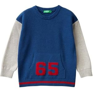 United Colors of Benetton Trui voor kinderen en jongeren, Blauw, 24 Maanden