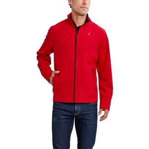 Nautica Men's Lightweight Stretch Golf Jacket, Deep Red, L