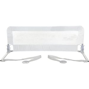 Dreambaby Phoenix Peuter Bedrail - Opvouwbare en draagbare bedhek - Geschikt voor platte bedbodems tot kingsize matras - Afmetingen 110 cm breed x 45,5 cm hoog - wit - Model F719