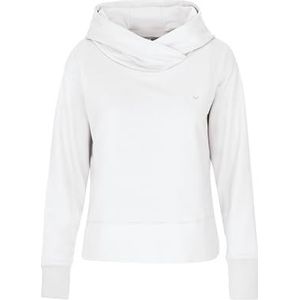 TRIGEMA Dunne capuchontrui, wit, S
