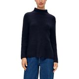 Trui - Effen - Katoen - Opstaande Kraag - Losse Pasvorm