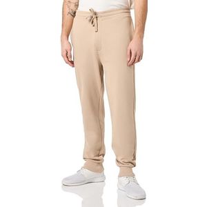 HUGO Dayote232 Joggingbroek voor heren, van katoen-terry met logo-print, Medium Beige 267, XS