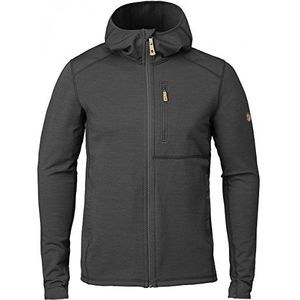Fjällräven Keb Fleece Hoodie M Sweatshirt, donkergrijs/zwart, XS
