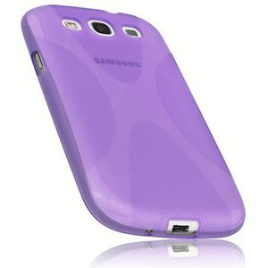 mumbi Hoes compatibel met Samsung Galaxy S3 / S3 Neo telefoonhoes telefoonhoes telefoonhoes lila