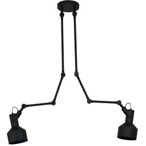 EGLO Takeley Plafondlamp - E27 - 198 cm - staal - verstelbaar - Zwart