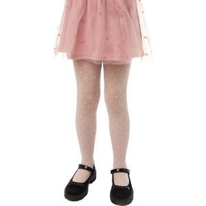 Conte elegant Chique kindermaillot voor meisjes, crèmetinten, 104-110