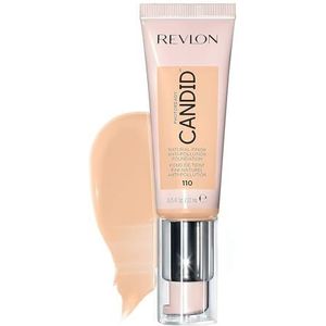 Revlon PhotoReady Candid Natural Finish Foundation, met anti-vervuiling, antioxidant, anti-blauw licht ingrediënten, porselein (110), 22 ml