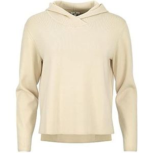 TOM TAILOR Dames capuchontrui 1022180, 27789 - Smooth Light Sand Melange, L