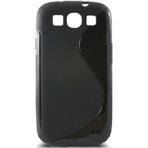 KSIX B8466FTP01S S-Style TPU Case voor Samsung Galaxy SIII zwart