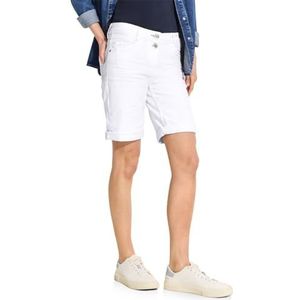 Cecil B377707 Jeans Shorts, wit, 26 W voor dames, Wit, 26W