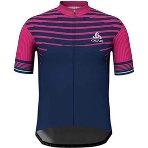 Odlo heren opstaande kraag S/S volledige ritssluiting Zeroweight shirt
